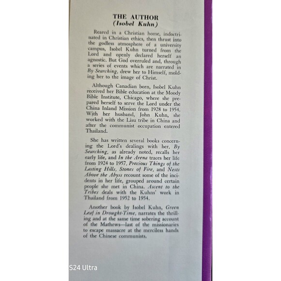 Nests Above The Abyss 1964 & In the Arena 1958 Isobel Kuhn Moody Press HCDJs - Picture 4 of 8